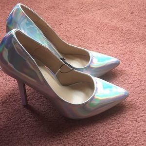 😍😍Silver high heels 👠 size 61/2